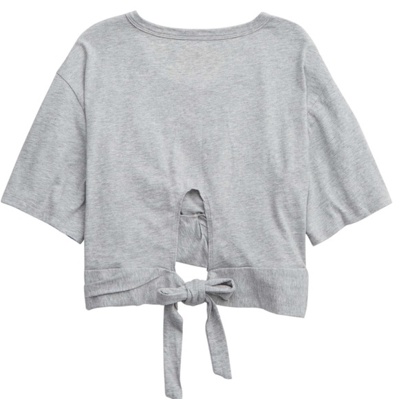 Aerie Cropped Wrapback Tee - Picture 9 of 9